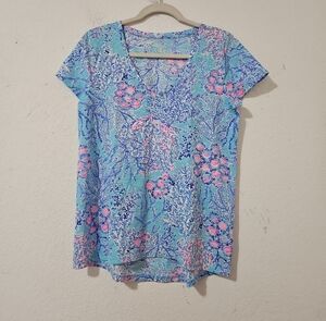 Lilly Pulitzer Etta Scoop Neck Top